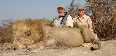 lion trophy tanzania